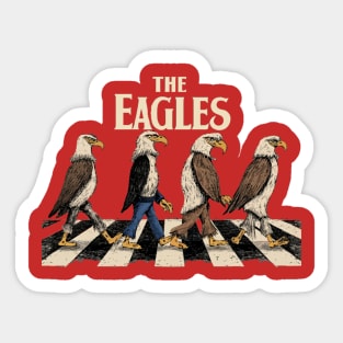 the eagles band retro Sticker